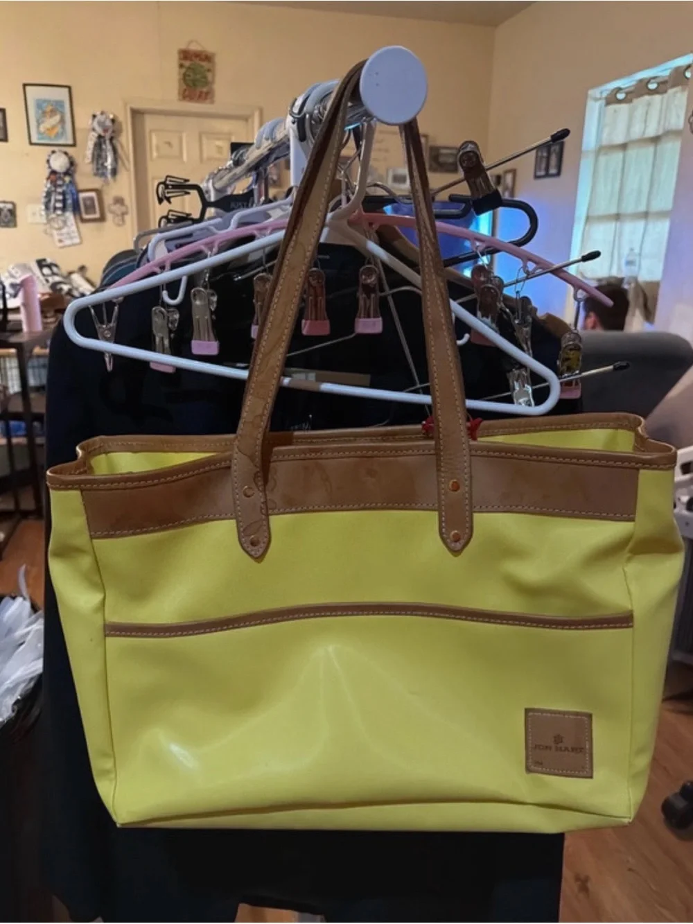 Jon Hart Yellow Tote Bag - Women's Stylish Everyday Tote